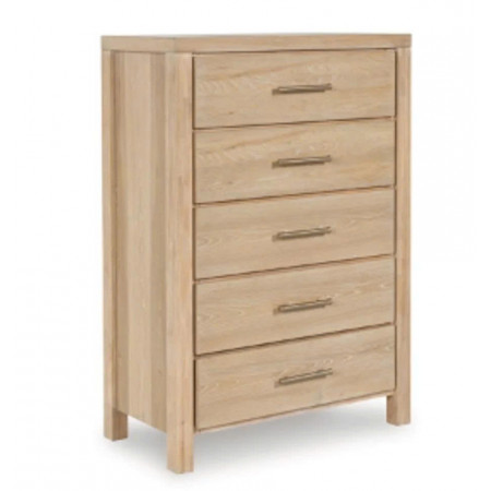 B5822 - 46 : Tủ Đứng 05 Ngăn Kéo - Màu Kem Sứ Nung